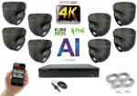 Monitorrs Security - 4K AI IP kamerarendszer 8 kamerával 8 Mpix GD - 6377K8