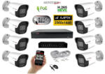  MS - IP kamerarendszer 8 kamerával switchel 4 Mpix - 6024K8B