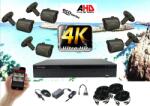 Monitorrs Security - 4k AHD kamerarendszer 5 kamerával 8 Mpix GT - 6036K5