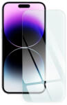 Apple 15 Pro Max kijelzővédő edzett üvegfólia (tempered glass) 9H keménységű (nem teljes kijelzős 2.5D sík üvegfólia), átlátszó - tok-store - 1 780 Ft