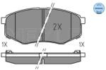 MEYLE set placute frana, frana disc MEYLE -ORIGINAL: True to OE. 025 251 8718 (025 251 8718)