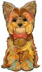 Woodbest Bájos Yorkie - különleges fa kirakó 280db /25cm x 45cm/