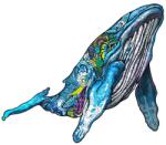 Woodbest Óceánok óriása - különleges fa kirakó 157db /32cm x 27cm/