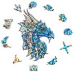 Woodbest Harcos sárkány - különleges fa kirakó 700db /71cm x 51cm/