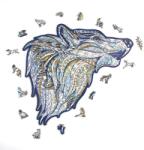 Woodbest Üvöltő farkas - különleges fa kirakó 280db /40cm x 26cm/