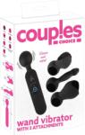 Couple Choice Wand Vibrator with 3 Attachments Vibrator