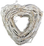  Fonott vessző szív dekoráció lukas 27cm - csinaldmagadshop