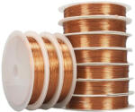  Réz dekordrót 0, 4mm*8méter/10 tekercs - OKOSÁR! - csinaldmagadshop