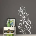 SMAER Sticker creanga cu fluturi - Sticker de perete floare - M_rime: 150cm*75cm