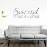 SMAER Sticker motivational Succesul - Sticker de perete pentru birou - M_rime: 120cm*50cm