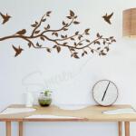 SMAER Sticker creanga cu frunze - Sticker de perete natura - M_rime: 120cm*50cm