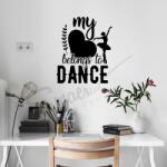 SMAER Sticker Perete Motivational - Sticker Decorativ Dans - M_rime: 60cm*50cm