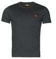 Ralph Lauren Rövid ujjú pólók T-SHIRT AJUSTE COL ROND EN COTON LOGO PONY PLAYER Fekete EU S