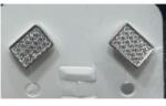 Flippy Cercei Dama Argint 925, Jolie, Model Dreptunghiulari cu Pietre, 1.7 g per unitate, Argint (teo-125992)