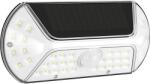 Flippy Aplica solara LED SMD pentru perete Flippy, cu senzor de miscare, dreptunghiulara, IP44, luminozitate mare 40 LED-uri, 3.7V, 1200mah, autonomie 8 ore, 19.2 x 8.9 cm, alb rece (teo-124689)