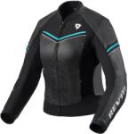 Revit Geacă Moto Damă din Piele & Textil REVIT Median Ladies · Negru / Albastru