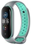 Beline Design csereszíj Xiaomi Mi Band 7/6/5 - szürke-zöld