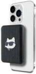 KARL LAGERFELD KLPB5FPGKSCHHK Choupette Head Pin MagSafe powerbank 15W 5000mAh - fekete