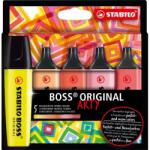 STABILO BOSS ORIGINAL ARTY meleg színek 5 db/csomag szövegkiemelő készlet (70/5-02-1-20) - megaplace