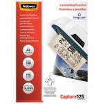 Fellowes A4 fényes lamináló fólia, 125 mikron (100db) (5307407)