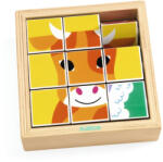 DJECO Bocis forgatható mesekocka - Forgatható 3x3 kirakó - Animoroll - DJ01955