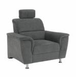 TEMPO KONDELA Fotel, szürke szövet, SANTIAGO