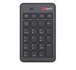 C-TECH KBN-02WS billentyűzet, vezeték nélküli, numerikus, KBN-02WS