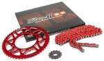 Stage6 Lánckészlet 13x53 - 420 Stage6 alumínium CNC vörös Beta RR Stage6 Erőátviteli alkatrész Lánc, lánckerék, láncszett