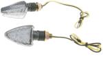 101 Octane Irányjelző szerkezet szett M10 menet LED karbon kinézet Mini, rövid verzió 101 Octane Elektronika Lámpa, fényszóró, index Index (tuning)
