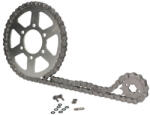 AFAM Lánckészlet AFAM extra megerősített 15x45 KTM Duke 390 / RC 390 2014 után AFAM Erőátviteli alkatrész Lánc, lánckerék, láncszett
