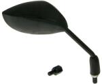 Vparts Tükör Sport jobb, M8 / M10 bal- / jobb kezes menetes (adapterek), ovális fekete - univerzális Vparts Kormány és tartozékai Tükör Tükrök (tuning)