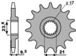 PBR acél standard első lánckerék 342 - 520 PBR Erőátviteli alkatrész Lánc, lánckerék, láncszett Első lánckerék - motomotors - 6 960 Ft