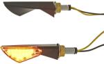 Vparts Index / irányjelző szett M8 menetes LED fekete, átlátszó üveg Vparts Elektronika Lámpa, fényszóró, index Index (tuning)