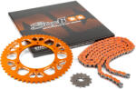 Stage6 Lánckészlet 14x53 - 420 Stage6 alumínium CNC narancs Aprilia SX 50 Stage6 Erőátviteli alkatrész Lánc, lánckerék, láncszett