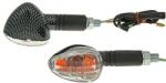 Vparts Index / irányjelző szett M10 menetes karbon, átlátszó, hosszú verzió Vparts Elektronika Lámpa, fényszóró, index Index (tuning)