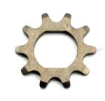 Esjot 10 fogú lánckerék 415-ös osztás Zündapp Automatic Mofa 444-02 L5, 444-04, 444-31 Moped 444-01 L6 típushoz Esjot Erőátviteli alkatrész Lánc, lánckerék, láncszett Első lánckerék