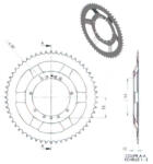 Standard Parts Hátsó lánckerék 56 fogú MBK 51 V / 41 (94 mm átmérő) Standard Parts Erőátviteli alkatrész Lánc, lánckerék, láncszett