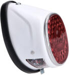 101 Octane hátsó lámpa moped ovális fehér univerzális Puch MS, MV, Maxi, Kreidler, Zündapp, Maxi, Puch MS, MV, Maxi, Zündapp 101 Octane Elektronika Lámpa, fényszóró, index Hátsó lámpa (OEM)