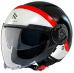 MT Helmets Nyitott bukósisak MT Helmets Viale SV S 68 darab fekete/piros M MT Helmets Sisakok és ruházat Kabát