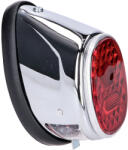 101 Octane hátsó lámpa moped ovális króm univerzális Puch MS, MV, Maxi, Kreidler, Zündapp, Maxi, Puch MS, MV, Maxi, Kreidler, Zündapp 101 Octane Elektronika Lámpa, fényszóró, index Hátsó lámpa (OEM)