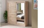  Dressing cu oglinda Tokyo, culoare Sonoma, 200 x 215 x 59 cm Garderoba