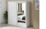  Dressing cu oglinda Tokyo, culoare Alb, 200 x 215 x 59 cm Garderoba
