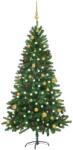 vidaXL Set cu led-uri/globuri 180 cm verde (3077555)