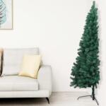 vidaXL Jumătate cu LED&globuri 120 cm verde (3077477)