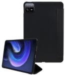 Gigapack Xiaomi Pad 6 tok álló, bőr hatású (aktív flip, oldalra nyíló, trifold, asztali tartó) fekete (GP-152972)