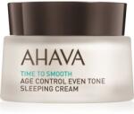 AHAVA Time To Smooth élénkítő éjszakai krém a bőröregedés első jeleinek eltüntetésére 50 ml