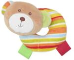 Lorelli Jucarie de plus Lorelli, gogoasa cu cap de ursulet, 11 cm, zornaitoare, 0 luni+