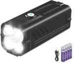 SUPERFIRE lanterna led superfire m20, 6000lm, 362m, incarcare usb-c, 72w, acumulator 10400mah (95-M20)