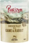 Purizon 6x300g Purizon Adult nedves kutyatáp - Csirkefilé vaddal, nyúllal, sütőtökkel & vörösáfonyával