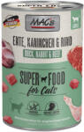 MAC's 6x400g MAC´s Cat nedves macskatáp-kacsa, nyúl & marha